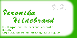 veronika hildebrand business card